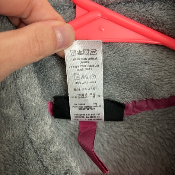 Patagonia Snap-T Grey Fleece Pullover Size Large - Picture 4 of 6